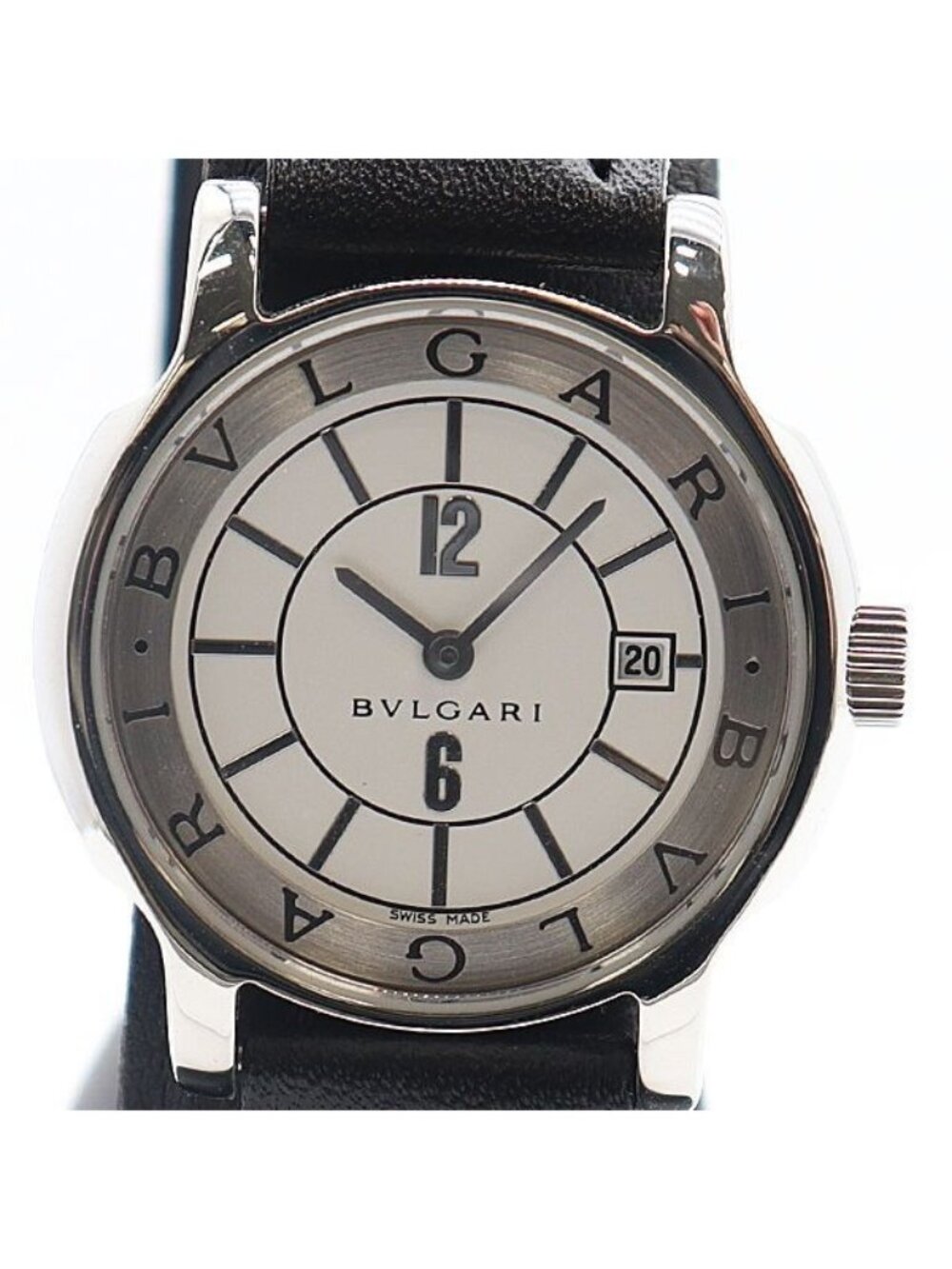 Bvlgari Solotempo SS White Dial Watch